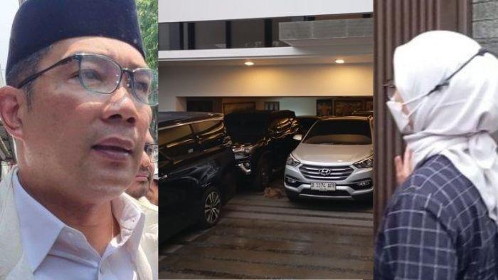 RUMAH RK DIGELEDAH - Potret eks Gubernur Jabar Ridwan Kamil (kiri), suasan di depan rumah RK di Bandung (tengah) dan Lia Endiani, anggota Timses Ridwan Kamil (kanan) di Pilgub Jabar 2018 sekaligus mantan Tim Akselerasi Pembangunan (TAP) Jabar mendatangi kediaman Ridwan Kamil di Jalan Gunung Kencana, RT06/RW06, Kelurahan Ciumbuleuit, Kecamatan Cidadap, Kota Bandung, Senin (10/3/2025) sore.(KOMPAS.com/Febryan Kevin/Faqih Rohman Syafei)