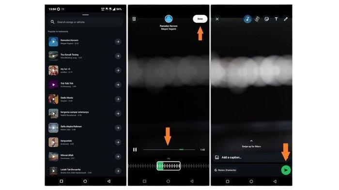 FITUR MUSIK WHATSAPP -  Ilustrasi, Cara menambahkan musik ke WhatsApp status. Cara Mudah Menambahkan Musik di Status WA: Fitur Musik Terbaru dari WhatsApp (Kompas.com)