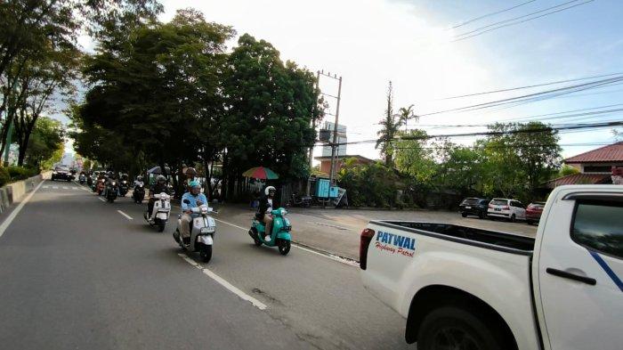 Komunitas Yamaha Fazzio di Samarinda mengadakan Rute Rolling City Minggu (16/3/25).