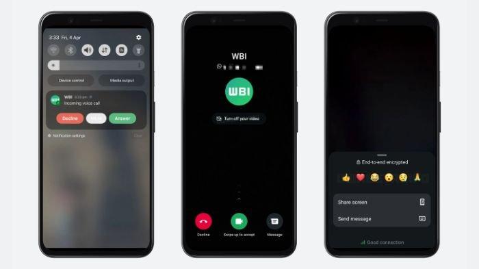 FITUR BARU WHATSAPP - Ilustrasi fitur baru WhatsApp. WhatsApp Siapkan Fitur Mute Sebelum Angkat Telepon, Bisa Diamkan Mic Sebelum Jawab Panggilan (Wabetainfo.com)