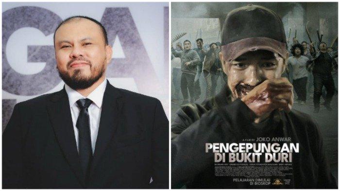 FILM APRIL 2025 - Potret Joko Anwar (kiri) dan poster resmi film Pengepungan di Bukit Duri (kanan) melalui akun Instagram @jokoanwar pada Jumat (18/4/2025). Inilah alasan Joko Anwar memilih tahun 2027 sebagai latar dalam film Pengepungan di Bukit Duri. (Instagram/@jokoanwar)