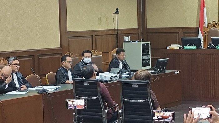 SIDANG HASTO KRISTIYANTO - Sidang lanjutan Sekjen PDIP Hasto Kristiyanto di Pengadilan Tindak Pidana Korupsi Jakarta Pusat, Kamis (24/4/2025). Hasto disebut terlibat pengurusan PAW Harun Masiku. (Tribunnews.com/ Rahmat W Nugraha)