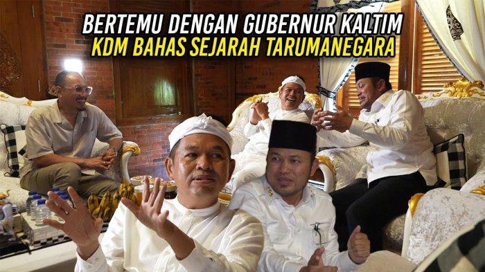 BERTEMU GUBERNUR KALTIM - Tangkapan layar akun YouTube @KANG DEDI MULYADI CHANNEL yang memperlihatkan sosok Gubernur Kaltim, Rudy Masud saat bertemu Gubernur Jawa Barat, Deddy Mulyadi. Dalam diskusinya, Rudy Masud menekankan bahwa kondisi jalan di Kaltim sebenarnya lebih cocok menggunakan beton daripada aspal. Pernyataan ini memicu respons dari Kang Dedi, Gubernur Jawa Barat (KDM), yang turut memberikan pandangannya mengenai infrastruktur di Kaltim.