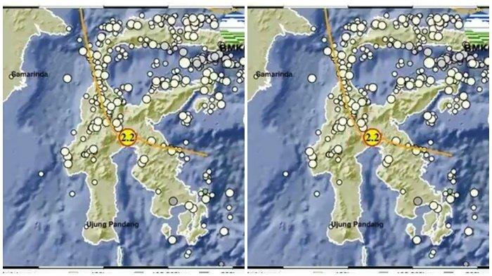 GEMPA SULSEL TERKINI - Kabar terbaru gempa hari ini, Kamis (8/5/2025), Badan Meteorologi Klimatologi dan Geofisika ( BMKG ) merilis gempa guncang Luwu Timur Sulawesi Selatan magnitudo 2.2. Simak info selengkapnya (x/infobmkg)