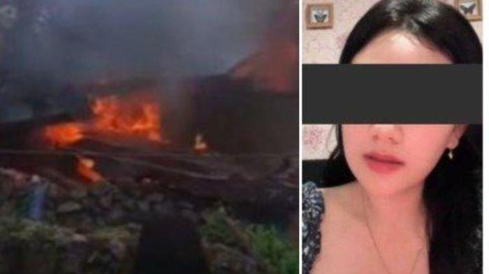KEBAKARAN DI KENDARI - Foto kebakaran rumah yang menewaskan 3 balita kakak beradik di Jalan R Suprapto, Kelurahan Punggolaka, Kecamatan Puuwatu, Kota Kendari, Sulawesi Tenggara (Sultra), pada Selasa (06/05/2025) dan foto sang mama muda (kanan) yang disebut merupakan selebgram. Sang mama pergi membeli makan bersama pacarnya, meninggalkan anak-anak di rumah hingga tewas terbakar. (TribunSultra/Tangkapan layar Instagram)