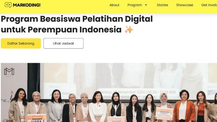 BEASISWA DIAN SASTRO - Laman pendaftaran Beasiswa Perempuan Inovasi Dian Sastro 2025. Akses link pendaftarannya dan ketahui syarat serta benefit (markoding.org)