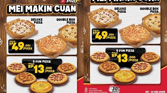 PROMO PIZZA HUT - Berikut ini promo Pizza Hut yang berlaku hingga akhir bulan mei 2025 yang telah diposting Instagram@pizzahut.indonesia Rabu 7 mei 2025. (Instagram@phd_id)