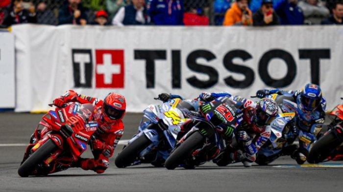 MOTOGP LIVE - Aksi rider di MotoGP Prancis 2025, Minggu (11/5/2025), diunggah di akun X. (X/Ducati Corse)