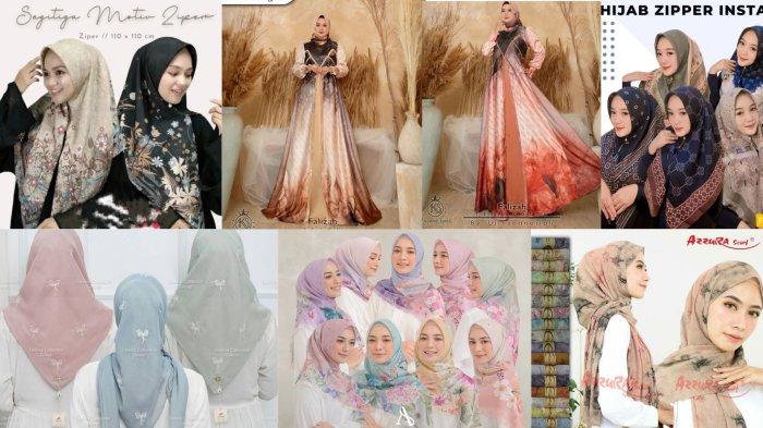 REKOMENDASI BRAND JILBAB - Tangkap layar Rekomendasi brand jilbab dimomen Idul Adha. (shoppe)
