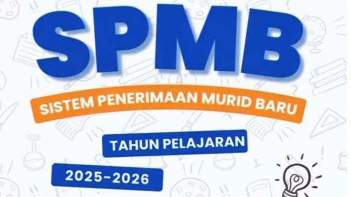 SPMB 2025 - Logo SPMB. Berikut jadwal SPMB 2025 di Bekasi, Jateng, Jatim, Jabar. (Tribun Pontianak/Kompas)
