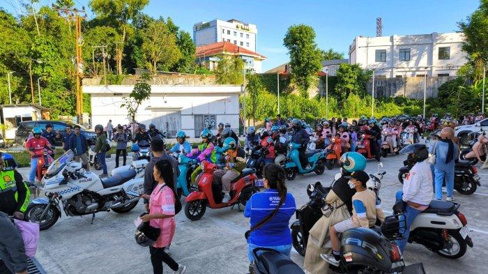 Rolling City kali ini terasa spesial karena seluruh peserta merupakan pengguna aktif Yamaha Fazzio yang terdaftar sebagai pelanggan resmi.