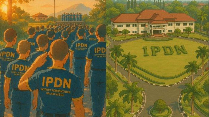 PENDAFTARAN IPDN 2025 - IPDN 2025 telah resmi dibuka. Ilustrasi potret praja ipdn dan sekolah ipdn. Institut Pemerintahan Dalam Negeri (IPDN) telah resmi dibuka, ini kesempatan bagi putra-putri terbaik bangsa untuk bergabung sebagai Praja pada tahun akademik 2025/2026. (Instagram/info.ipdn)