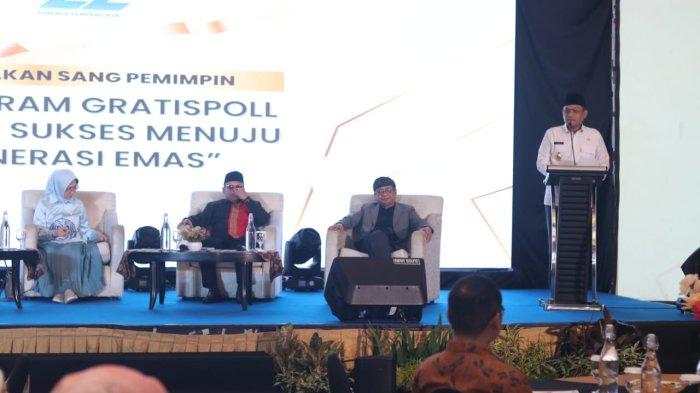 PENDIDIKAN GRATIS KALTIM – Wakil Gubernur Kalimantan Timur Seno Aji menyampaikan sambutan dalam Talkshow dan Apresiasi 22 Tahun Tribun Kaltim di Hotel Novotel Balikpapan, Rabu (28/5/2025). Wagub Seno Aji menegaskan komitmen Pemprov Kaltim terhadap program pendidikan gratis yang menjadi bagian dari RPJMD 2025–2029 demi meningkatkan kualitas sumber daya manusia menyambut Ibu Kota Negara. (TRIBUNKALTIM.CO/DWI ARDIANTO)