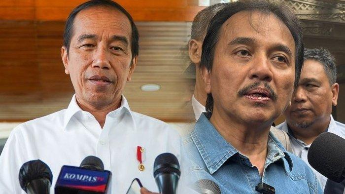ISU IJAZAH JOKOWI - Presiden ke-7 RI Joko Widodo alias Jokowi (KIRI) memberikan keterangan pers di Kompleks Istana Kepresidenan, Jakarta, Jumat (6/10/2023) dan akar telematika dan mantan politikus, Roy Suryo (KANAN) di Polda Metro Jaya, Kamis (15/5/2025). Kasus dugaan ijazah palsu terus bergulir, reaksi Roy Suryo saat Bareskrim Polri sebut ijazah Jokowi asli. (KOMPAS.com/BAHARUDIN AL FARISI/Dokumentasi/Sekretariat Presiden)