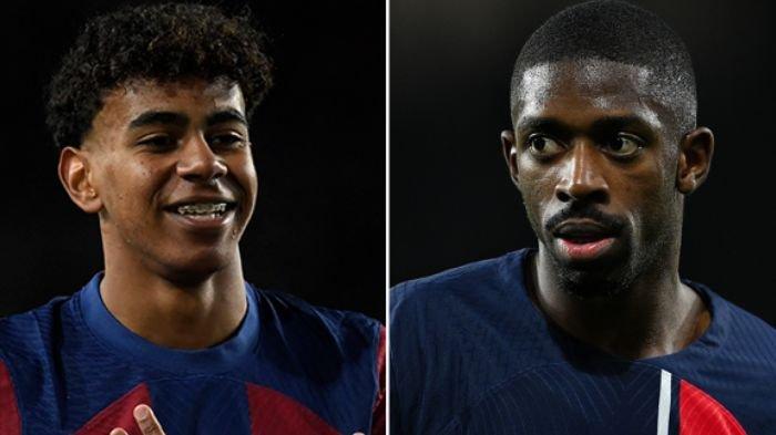 PEMENANG BALLON DOR - Potret Lamine Yamal dan Dembele. Keduanya disebut kandidat pemenang Ballon d'Or 2025, siapa paling layak? (fcbarcelonanoticias)