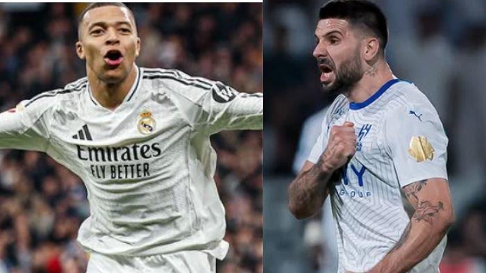 PIALA DUNIA ANTARKLUB - Potret Mbappe dan Mitrovic. Berikut prediksi skor Real Madrid vs Al Hilal di Piala Dunia Antarklub 2025 (instagram/realmadrid @alhilal)