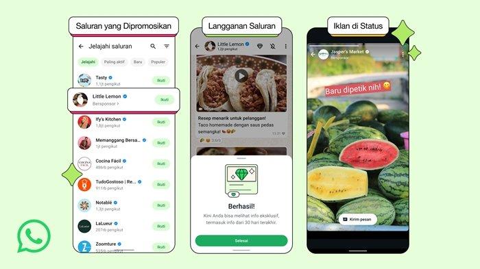 FITUR WHATSAPP BARU - Ilustrasi. WhatsApp terus menambah berbagai fitur baru agar pengguna dapat merasakan pengalaman yang lebih menyenangkan. Berikut tiga fitur terkini yang cocok untuk mengembangkan usaha bagi pelaku bisnis dan kreator channel. (WhatsApp)