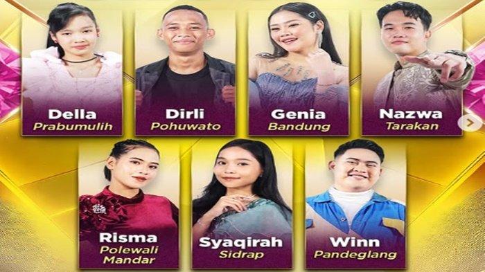 D ACADEMY 7 - Peserta final audition D Academy 7 Grup 6 yang diunggah di akun Instagram Indoesiar pada Senin (23/6/2025).