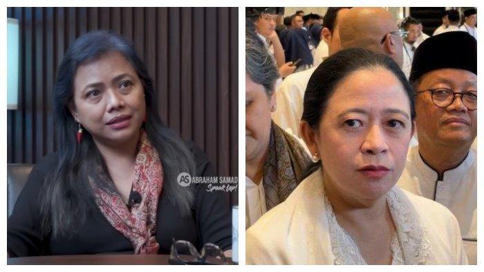 USULAN PEMAKZULAN GIBRAN - Kolase foto Pakar Hukum Bivitri Susanti dan Ketua DPR RI Puan Maharani. Pakar menjadi bertanya-tanya, apakah lambatnya respons Puan itu berkaitan dengan pertemuan Prabowo dan Megawati atau berhubungan dengan Sekjen PDIP. (Tangkapan Layar YouTube Abraham Samad SPEAK UP)