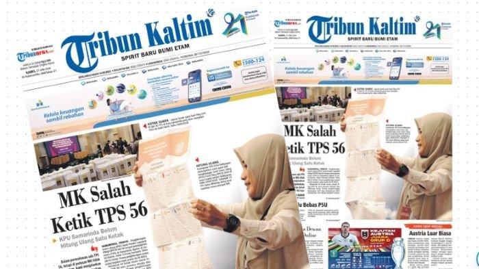 MK salah ketik TPS 56, KPU Samarinda belum lakukan penghitungan suara ulang satu kotak suara.