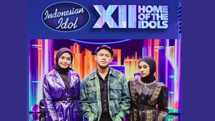 3 besar Indonesian Idol 2023. Salma, Rony, Nabila.