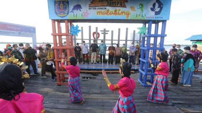 Kampung atas laut Malahing, Kota Bontang, Kalimantan TImur yang masuk 75 nominasi ADWI 2023.