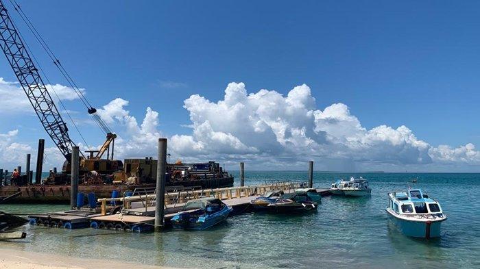 Ilustrasi prakiraan cuaca di Pulau Derawan berpotensi hujan disore hari. (TRIBUNKALTIM.CO/RENATA ANDINI)