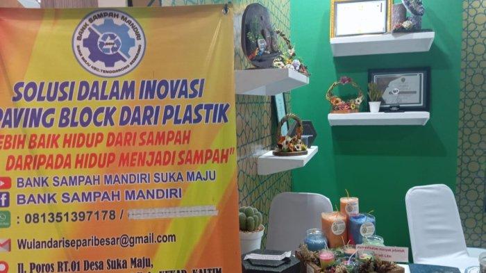 DPMPD Kaltim Pamerkan Karya Daur Ulang Sampah Bekas di MTQN Ke 30 Tahun 2024,Sabtu(14/9/2024) TRIBUNKALTIM.CO/MUHAMMAD SAID