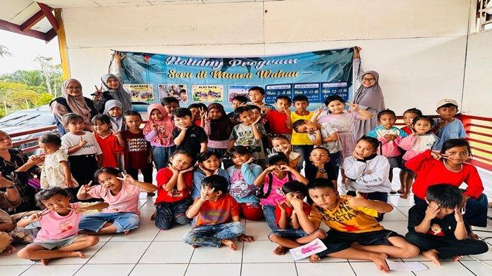 DSN menggelar Pekan Liburan Ceria untuk anak-anak di Muara Wahau