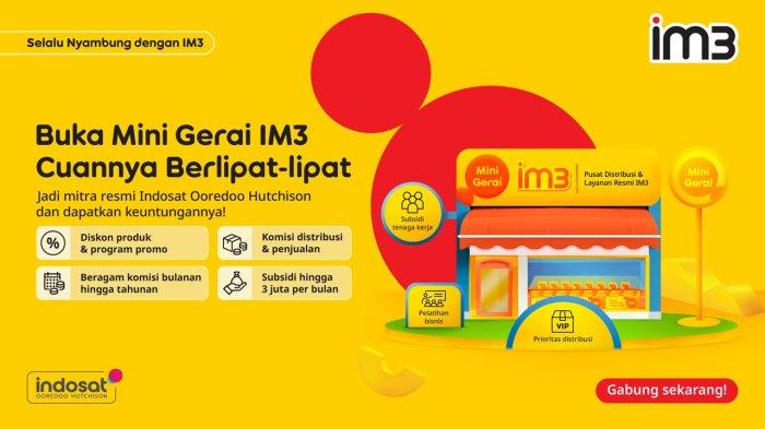 IM3 ajak pengusaha lokal Kalimantan, Sulawesi, Maluku, Papua untuk Cuan Bersama Mini Gerai IM3