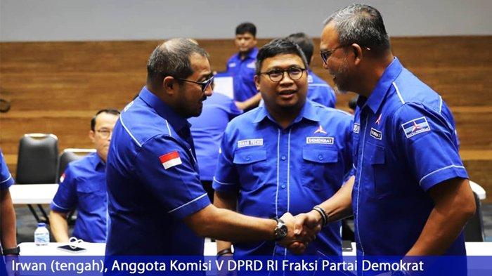 Wasekjen DPP Partai Demokrat yang juga Ketua DPD Partai Demokrat Kaltim, Irwan. 