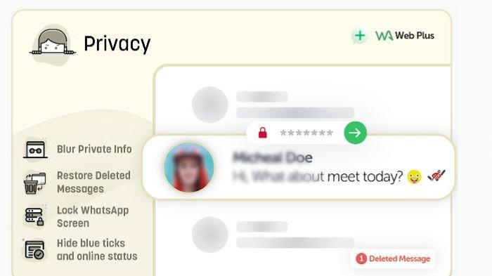 Tutorial Pakai WA Web Plus di WhatsApp Web, Bisa Kunci dengan Password ...