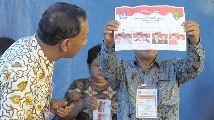 PILKADA NTB 2024 - Ilustrasi pemungutan suara. 