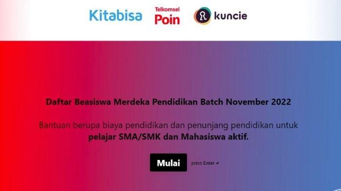Info Beasiswa 2022: Link Pendaftaran Beasiswa Merdeka Pendidikan Batch ...