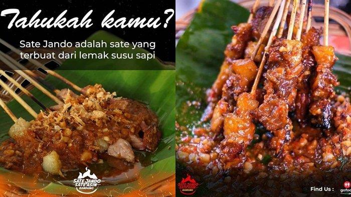 Sate Jando Gasibu Beef Fat Skewers