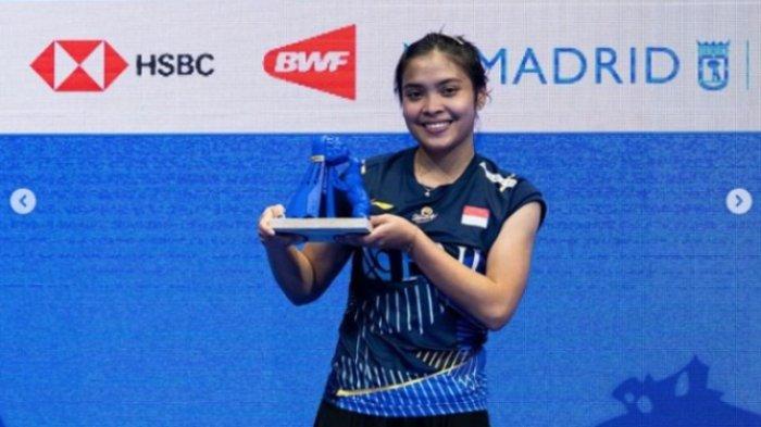 Gregoria Mariska Tunjung juara di Spain Masters 2023. 