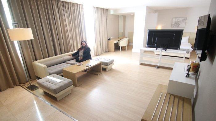 Kamar Type Junior Suite di Grand Jatra Hotel Balikpapan.TRIBUNKALTIM.CO/DWI ARDIANTO