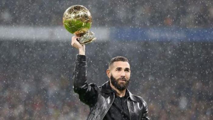 Karim Benzema meraih gelar Ballon dOr 2022