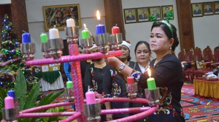 Ketua TP PKK Kutai Barat, Bunda Yayuk Seri Rahayu Yapan digadang-gadang mauu Pilkada. TRIBUNKALTIM.CO/ZAINUL
