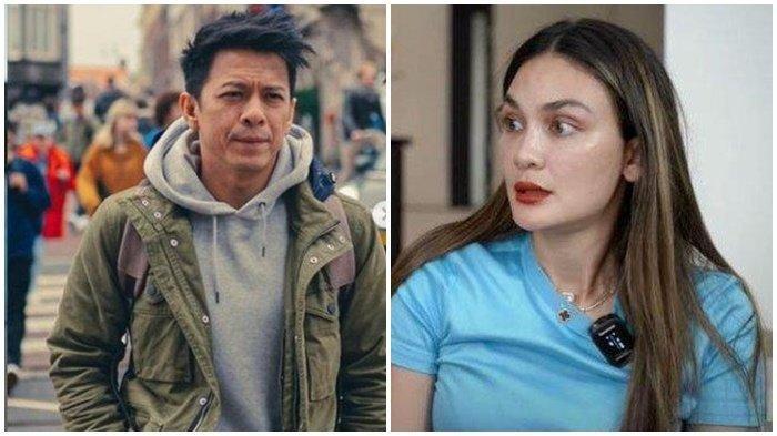 Kolase foto Ariel NOAH dan Luna Maya