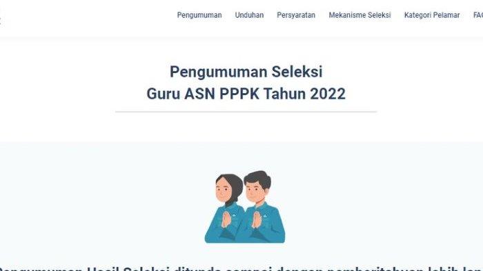 Pengumuman PPPK 2022 Guru, Login sscasn.bkn.go.id atau gurupppk