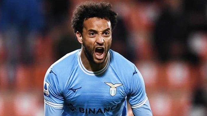Pemain Brasil Felipe Anderson, salah satu andalan Lazio musim ini.