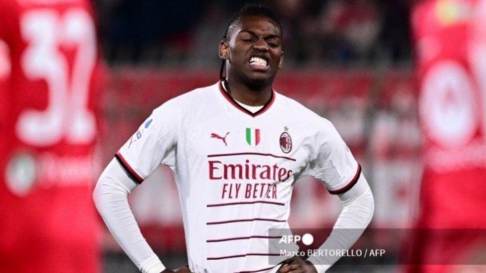 Penyerang AC Milan, Rafael Leao. 