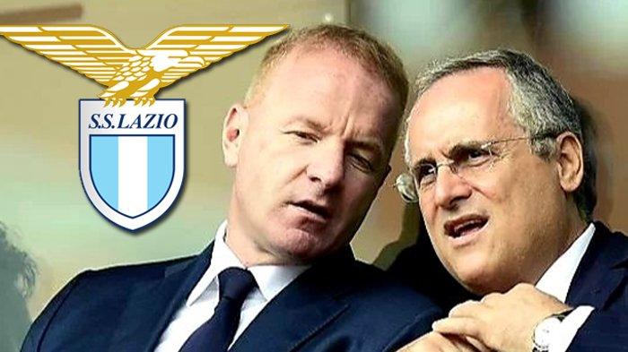 IGLI TARE - Foto Igli Tare saat bersama Presiden Lazio Claudio Lotito (kanan). 