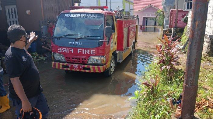 Situasi terkini di Perumahan Griya Permata Asri, Rabu (28/6/2023). Walikota Balikpapan, Rahmad Mas'ud bakal panggil pihak pengembang dalam waktu dekat.