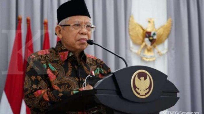 Wakil Presiden, KH Maruf Amin. 