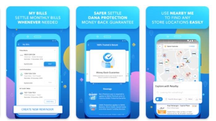 Aplikasi DANA Tersedia di Google Play Store dan App Store