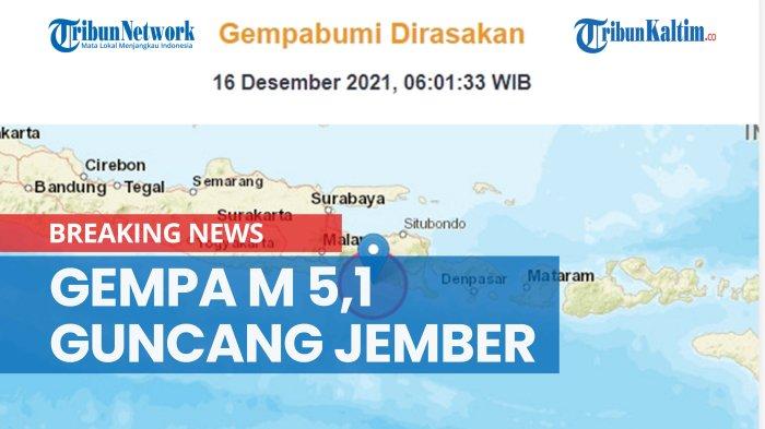 GEMPA LUMAJANG - Ilustrasi - Baru saja gempa hantam wilayah Lumajang,Jawa Timur di kedalaman 10 Km, Selasa (1/4/2025) pukul 03:03:47 WIB, cek informasi Gempa terkini dari  BMKG.