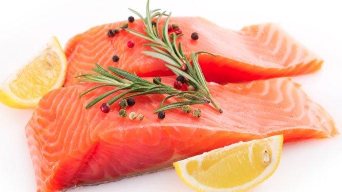 Ikan salmon.