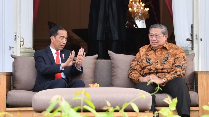 Pertemuan Presiden Jokowi dan SBY di Istana Merdeka, Sabtu (28/10/2017). Presiden Joko Widodo alias Jokowi tak suka Anies Baswedan. SBY beber dalam buku baru soal Pilpres 2024 dan cawe-cawe presiden Jokowi.